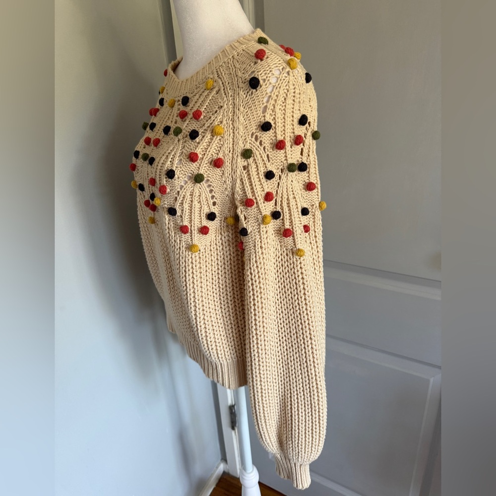THE GREAT Pom-Pom Knit Sweater - Picture 2 of 10